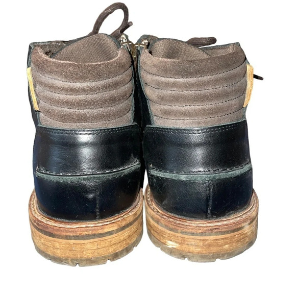 Bull Boxer Mens Holten Dark Leather Chukka Boots US Size 12 Black Dark Brown - Picture 7 of 11